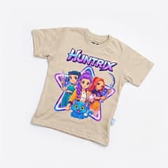 Kaos Huntrix - warna Krem