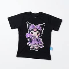 Kaos Kuromi Ungu - warna Hitam