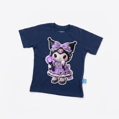 Kaos Kuromi Ungu - warna Navy