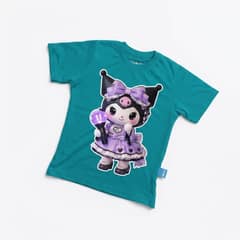 Kaos Kuromi Ungu - warna Tosca
