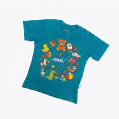 Kaos Mainan Anak - warna Tosca