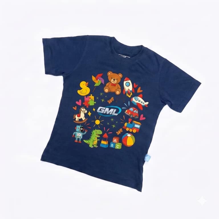 Kaos Mainan Anak - warna Navy
