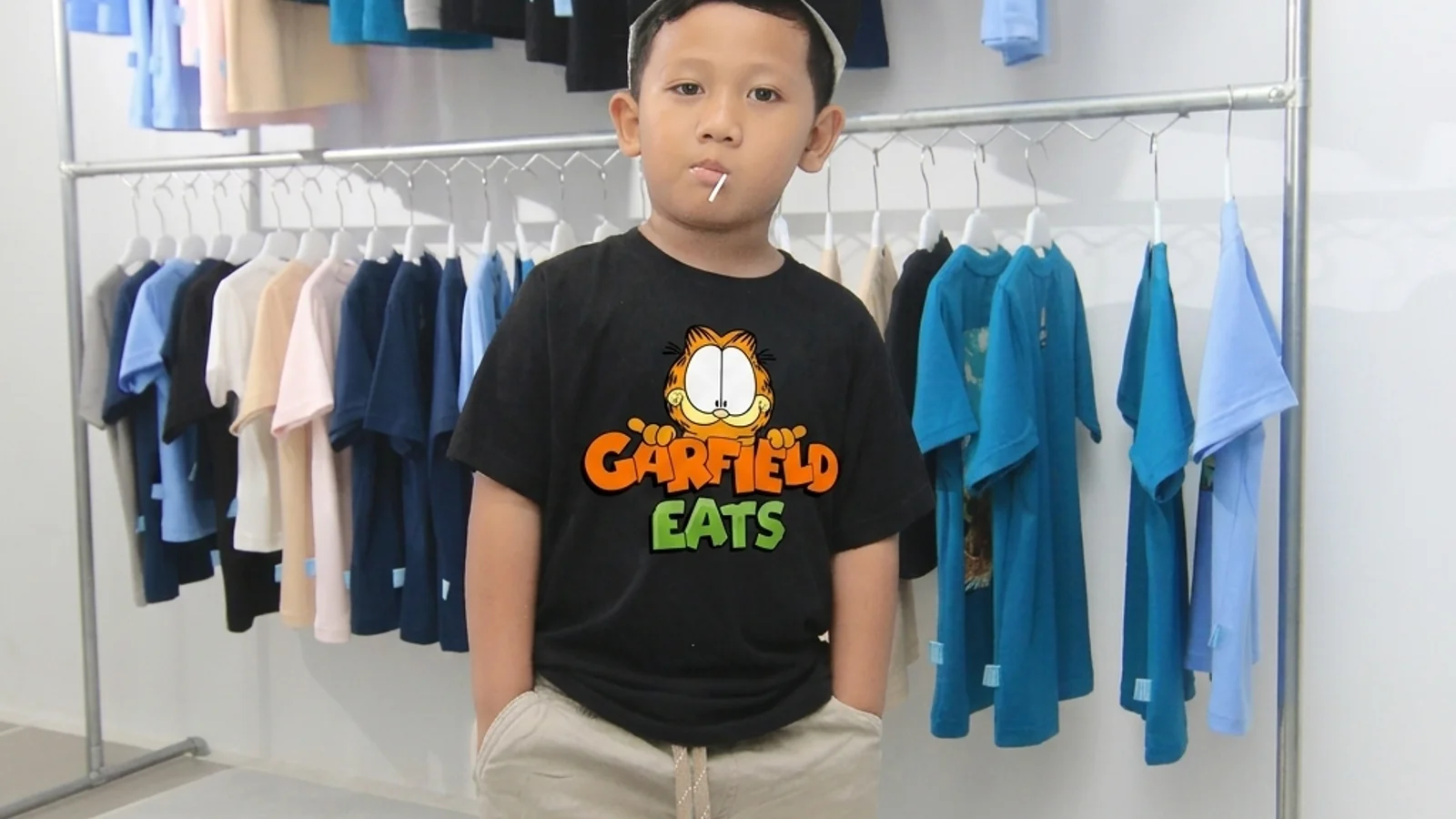 Koleksi kaos anak usia 5 tahun bahan katun combed 30s premium dengan motif ceria di Gamaliel Kids